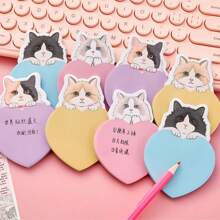 4 colores, 120 pegatinas lindas de gatos, pegatinas de perros, pegatinas adorables de pandas, pegatinas con forma irregular, pegatinas de papelería escolar, pegatinas de dibujos animados N veces, pegatinas lindas, adecuadas para la oficina y el estudio