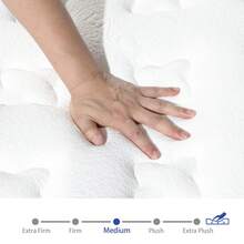 CHEVNI 8/10/12/14 Inch Twin Full Queen King Mattress Gel Memory Foam Spring Hybrid Mattress In A Box - 深灰色 - 查看 7
