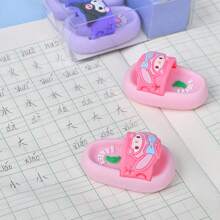 Sanrio 2pcs/Set (Random Style) Cute Cartoon Kuromi/My Melody Themed Creative Eraser, Clean Erase Without Residue, Ideal Stationery Gift, Mini Eraser Set, School Supplies Prize, Holiday Gift