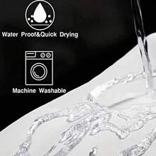 4 Stücke modernes schwarz-graues gestreiftes Badezimmer Set, inklusive Duschvorhang, Badematte, U-förmige Toilettenabdeckung, Toilettendeckelabdeckung, wasserdichter Duschvorhang, modischer Tür-/Fenstervorhang, ohne Bohren erforderlich, Polyester, maschinenwaschbar, Badezimmer Deko für den Schulanfang