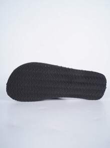 Tongs pour hommes, sandales, sangles en tissu gris, vert et noir blocs de couleurs à la mode, sandales plates d'extérieur décontractées pour la plage, marron