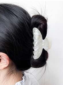 女士时尚休闲可爱百搭大号果冻色发夹，高品质适合日常装扮、节日、派对、海滩、旅行、所有季节时尚发饰美容爪夹可爱发夹 - 彩色 - 查看 3