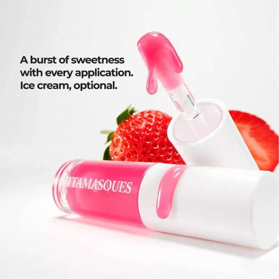 Vitamasques Glow Lip Oil - Strawberry Glaze - 1 - View 1
