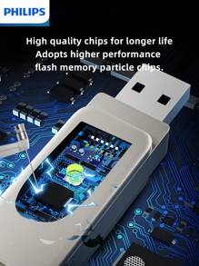 PHILIPS PHILIPS 3.2U Disk, Widely Compatible With Various Electronic Products Such As Car, Computer, Etc. Plug And Play To Reduce Waiting Time, Multiple Capacities Are Available.