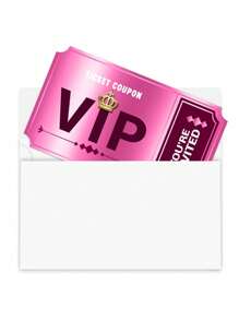 24/12/6 pezzi - Inviti per feste di compleanno a doppio design reversibile con buste, inviti per feste VIP per il cinema, decorazioni per feste di compleanno a tema, inviti per feste di compleanno a doppia faccia con buste, materiali per regali di inviti per feste VIP per il cinema (rosa rosso)