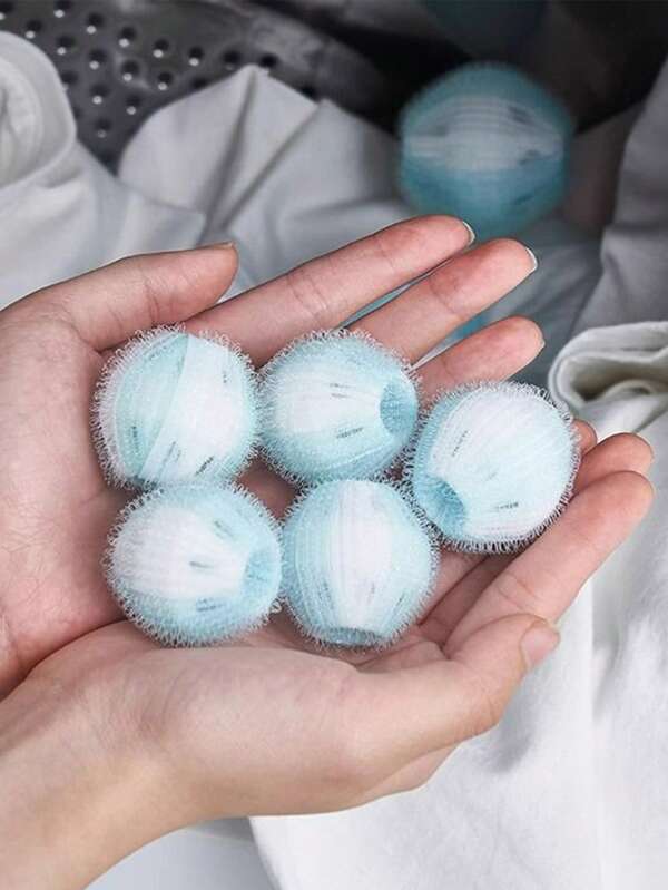 Pet Hair Removal Washing Machine Balls, Fluffy Laundry Balls - Anti, Washing Machine Cleaning Ball,Reusable Lint Catcher, Keeps Clothes & Bedding Fur-Free, Essential For Pet Owners- Enhance Your Laundry Experience