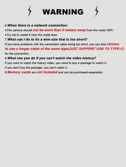 5G WiFi Security Camera 355 Degree Intercom Night Vision, Remote Control Home Indoor Outdoor APP To View Anytime Anywhere. view 9