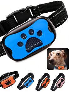 1pc Anti-Bark Dog Collar With Vibration + Beep Alarm, 7 Sensitivity Levels, Waterproof, Suitable For Small/Medium/Large Dogs Training, Rechargeable (Charger Not Included) - Multicolor - View 12