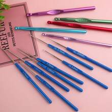 61pcs Crochet Hooks Set, Ergonomic Knitting Needle Weave Yarn Kits With Storage Case And Crochet Needle Accessories, Crochet Needles Kit For Beginners And Experienced Crochet Hook Lovers(The Lamb-Shaped Ruler Will Be Randomly Shipped With The Lamb's Head Facing Left Or Right.) - Multicolor - View 6