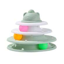 New Cat Head Cat Turntable Cat Self Hi Track Play Plate Interactive Educational Cat Toy Pet Supplies