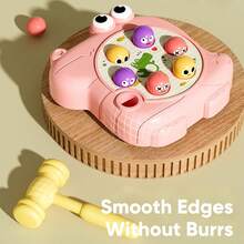 婴幼儿认知早期教育打地鼠游戏，儿童减压敲击玩具，适合男孩和女孩的礼物 - 彩色 - 查看 4