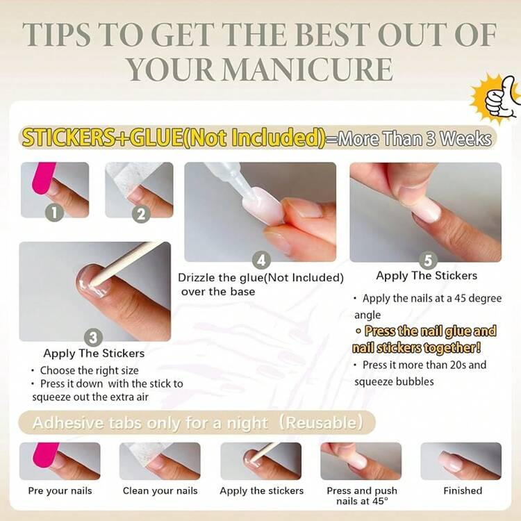 Dusty Glossy Pastel Pink Press On Nails Short Oval, KQueenest Acrylic Fake Nails Press Ons, Natural Glue On Nails Short Almond, Reusable One Color Soft Gel Stick On Nails Set For Women Finger Decoration - 光澤淡粉色 - 查看 6