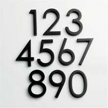 Custom Self-Adhesive House Numbers Symbols Alphabet For Address Door Mailbox Decor Modern House Numbers Resin,Magnetic Modern Numbers Letters For Doors, Houses, Mailboxes, Address,Room Decoration, Christmas Decoration, Home Decoration, Christmas Decoration, Interior Christmas Decoration - Multicolor - View 6