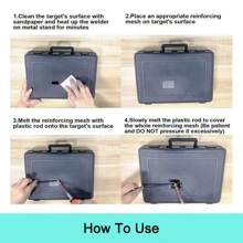 Plastic Welder Welding Kit Soldering Iron For Car Bumper Kayak Surface Repair AU