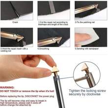 Plastic Welder Welding Kit Soldering Iron For Car Bumper Kayak Surface Repair AU