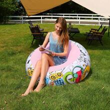 1pc Thickened Inflatable Slouchy Sofa Lounge Chair - Perfect For Outdoor Patio And Indoor Relaxation - Multicolor - View 6