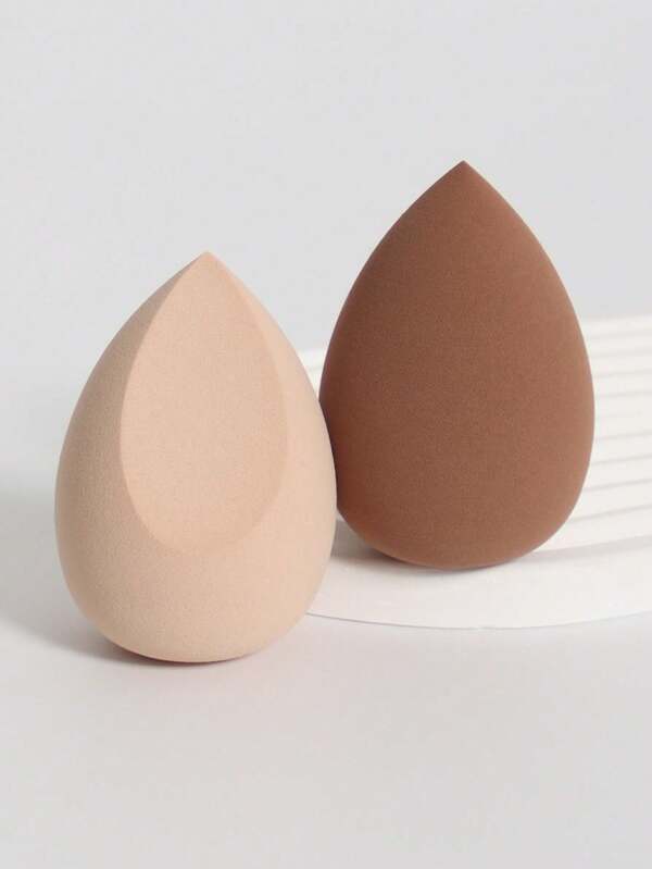 2 Stück / Pack Makeup Schwamm, Foundation Blender Beauty Schwamm, latex-frei zum Trocknen & Nass für Puder, Creme, flüssige Foundation Applikator, geeignet für alle Hauttypen