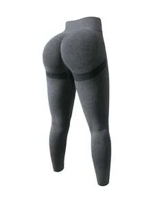 TNTOR 3pcs/Set Plus Size High Waist Lifting Fitness Leggings, High Elasticity Quick-Dry Tight Yoga Pants With Peach Butt Design, Middle/High Waist Slimming Effect, Suitable For Exercise, Riding, Yoga - Multicolor - View 8