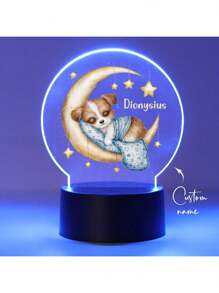 1 szt., spersonalizowane lampki nocne z imieniem, spersonalizowane prezenty urodzinowe, spersonalizowane prezenty dla przyjaciół, spersonalizowana dekoracja sypialni, spersonalizowana dekoracja na imprezę, dekoracja na imprezę, spersonalizowane lampki nocne w kształcie zwierząt