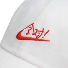 Nike 帽子男帽女帽 U NK CLUB CAP U FULL MARK 24 情侶運動帽戶外跑軟頂休閒帽 HV4420 - 白色 - 查看 4