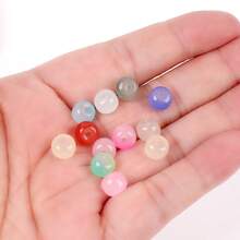 50pcs/Pack Bi-Color Gradient Lucite Beads Bracelet Strand Bead DIY Jewelry Accessories