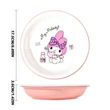 Sanrio Brandneuer offizieller Sanrio Keramik Cartoon niedliche hochwertige Speiseteller, Dessert-/Obstplatte, für den Heimgebrauch