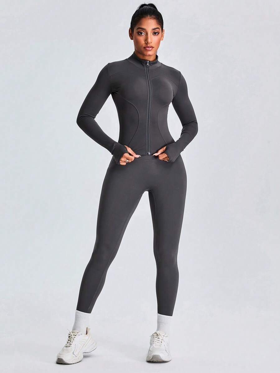 MASKERT Women's Set, Sports Tight Fitting Set, Running Set, Yoga Set, High Elasticity, Skin Friendly And Comfortable