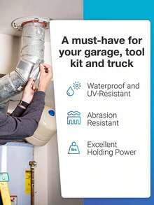 1pc Tear-Resistant Aluminum Foil Tape,Extra Strong Waterproof Duct Tape - Versatile Silver Grey AdhesiveHigh-Temp Flame Retardant, Oil/Waterproof & Moisture-Resistant Self-Adhesive Insulation Tape For Stovetop & Kitchen Countertops - Durable Seam Sealing Repair Tape, Stove Top Protectors,Kitchen, Bathroom Shower And Toilet Edge Trimming Kit. - Multicolor - View 9