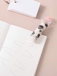1 Pc Cat's Paw Shaped Eraser, Creative Push-Pull Design Style, Eraser That Uses Pencil To Answer Questions In Textbooks, Homework Writing Errors And Exam Answer Errors, Fashionable And Portable School Supplies, A Must-Have For Back-To-School Season. School Supplies,Back To School