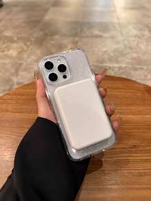 DIY 闪亮磁吸透明手机壳，炫目星空闪粉设计，0.2mm 磁吸环，全保护防摔功能，简约风格，适用于 Apple 11/12/13/14/15/16 Pro Max - 彩色 - 查看 7