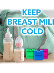 New Small Lunch Cooler Pack,Reusable Ice Packs For Camping Trips And Picnics To Keep Food Fresh And Cold - Multicolor - View 9