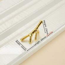 1 Piece Of Modern Simple Tree Rod Classical Chinese Black Branch Zinc Alloy Handle, Drawer, Wardrobe, Bedside Table, Locker, Door Handle, Furniture Hardware Accessories