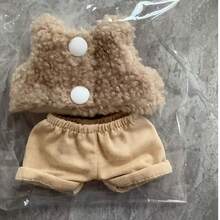 全新 2 件套娃娃装饰，可爱背心 + 短裤套装，配套毛绒娃娃配饰套装 - 彩色 - 查看 11
