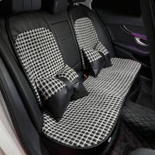 Four Seasons Universal Car Seat Cushions, Small Fragrance Style, Breathable And Comfortable Car Seat Cushions, Fashionable And Light Luxury Car Seat Cushions, Driver Seat Cushions, Car Comfortable Seat Cushions, Temperament, Simple And Exquisite Style, Showing A Unique Lady Temperament
