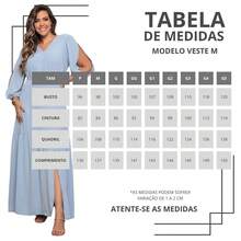 FASHION MIX PREMIUM Elegant Long Dress With Slit Long Sleeves With V-Neckline And Waist Adjustment Plus Size Women's Fits 46 To 50 - Màu xanh nhạt - Xem 7