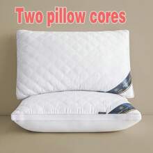 2pcs Pillow, 5-Star Hotel Quality, Suitable For Side Sleepers And Back Sleepers, Ideal For Home Use, Great Gift