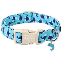 ARING PET Dog Collar - Adjustable Cartoon & Fruit Print Dog Collar, Soft Breathable Cotton Cute Pet Collar For Small/Medium/Large Dogs - New Dinosaur - New Dinosaur - 查看 9