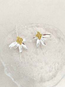 一对优雅桂花耳环，适合女性日常、派对和旅行佩戴，可作为珠宝礼物。 - 彩色 - 查看 4