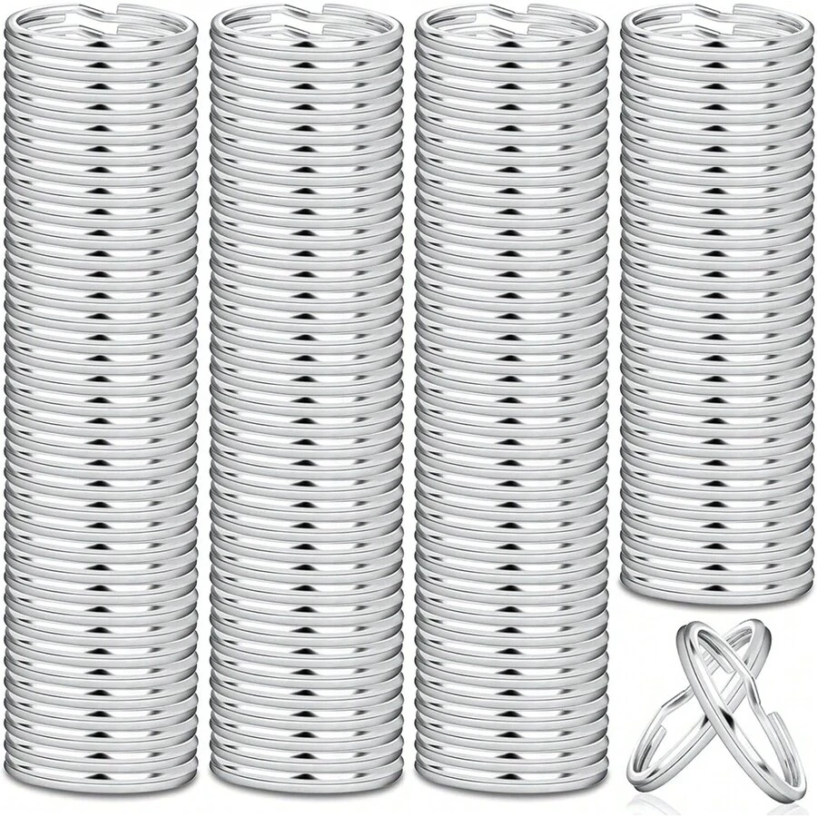 100pcs Key Rings, Detachable Key Rings Bulk Used For Keychains And Crafts (2.5cm)