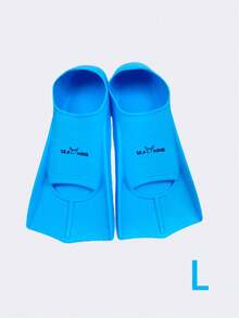 1pc Free Diving Swimming Training Fin, Solid Color/Multicolor Silicone Professional Snorkeling Training Equipment Unisex, Beach Essentials, Beach Accessories, Pool Float - Multicolor - View 15