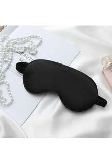 2 piezas Máscaras para dormir de satén suave y sedoso con correa elástica, efectiva para oscurecer, antifaz para mujeres, escuela, vuelta al colegio, viajes, artículos esenciales para viajes, artículos esenciales para el hogar, máscara para los ojos, máscara para dormir