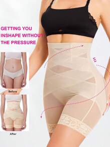 Kumayes Short taille haute pour femme, couleur unie, simple et élégant, en tissu doux et respirant, doux pour la peau, contrôle du ventre, cintrage de la taille, rehaussement des hanches, pour un usage quotidien
