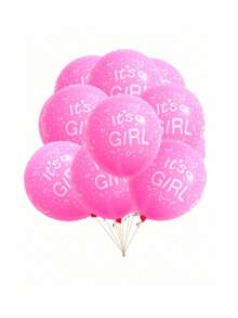 性别揭晓气球套装，包含创意包装盒、背景幕布和性别揭晓气球——适合男孩或女孩的迎婴派对装饰 - 彩色 - 查看 12