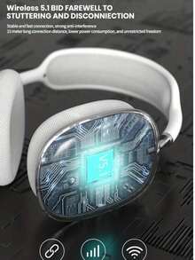 Max P9 Pro Wireless Bluetooth Headphones HiFi Stereo Noise Cancelling Waterproof Microphone Over-Ear Sports For Smart Phones For IPad, Laptops, Gifts For Family, Friends, Kids, Hallowoon, Fall