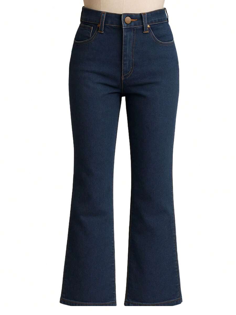 FLARE Jeans For Women, Kids, Youth, Wide Leg, Luxury - Blue - View 1