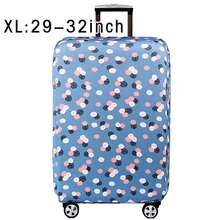 18-32英寸弹性行李箱套设计感彩色图案可水洗行李箱套全身印花防尘防刮保护套拉杆箱旅行配件学校用品返校用品大学宿舍学生必备旅行必需品假期暑假学校包学校配件 - 彩色 - 查看 7