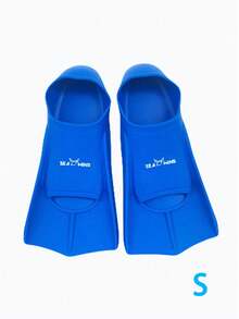 1pc Free Diving Swimming Training Fin, Solid Color/Multicolor Silicone Professional Snorkeling Training Equipment Unisex, Beach Essentials, Beach Accessories, Pool Float - Multicolor - View 17