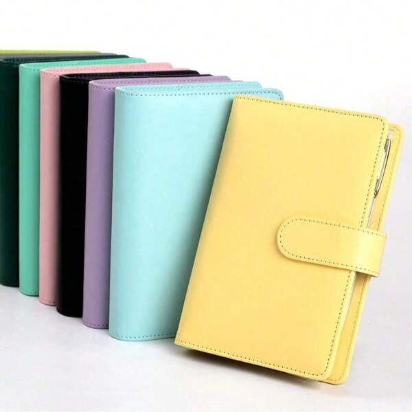 1 pasta planejadora de orçamento A6 com zíper - carteira de envelope e fichário de orçamento, envelope de grande capacidade para dinheiro e planilha de orçamento, rastreador de despesas, caderno de orçamento com folhas soltas para economizar dinheiro, organizador de planejador e para guardar dinheiro