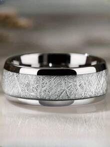 خاتم وعد للزوجين - خاتم الالتزام لها مجموعة الكنة - خاتم الزواج من الفولاذ المقاوم للصدأ للرجال