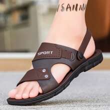 Offre spéciale Sandales pour hommes Loisirs Randonnée en plein air Sandales pour hommes Chaussures de plage Tongs pour hommes Bout ouvert Plat